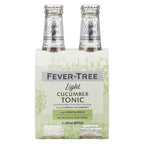 Fever-Tree Refreshingly Light Cucumber Tonic Water, Case of 6 Multipacks, 4 Count, 6.8 Fluid Ounce Bottles