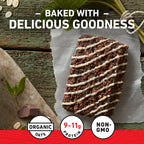 CLIF BAR Organic Cool Mint Chocolate Energy Bars with Caffeine, Case of 6, 5 Count, 2.4 Ounce