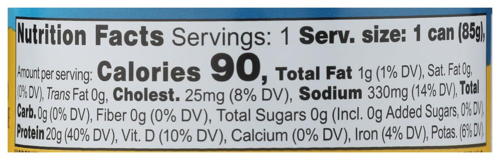 Wild Planet Wild Premium Skipjack Tuna, Case of 12, 3 Count 3 oz Packs