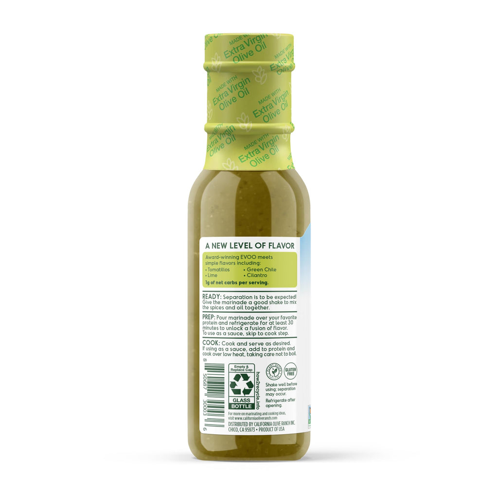 California Olive Ranch Chile Lime Marinade and Sauce, Case of 6, 8 Fl Oz Bottles