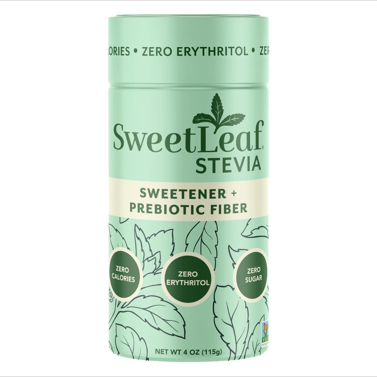 SweetLeaf Stevia Sweetener, Case of 6, 4 Oz Containers