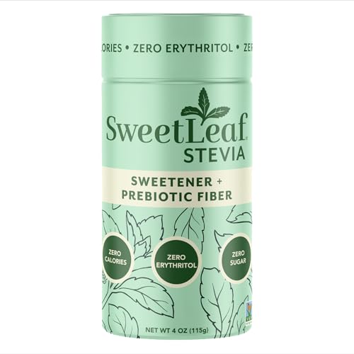 SweetLeaf Stevia Sweetener, Case of 6, 4 Oz Containers