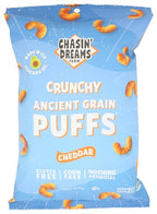 Chasin' Dreams Farm Cheddar Ancient Grain Puffs, Case of 6, 4 oz