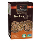 Bravo Tea Turkey Tail Mushroom Herbal Tea Bags, 20 Count
