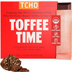 TCHO Chocolate Organic Toffee Time Chocolate Bar, Case of 10, 2.1 Oz Bars