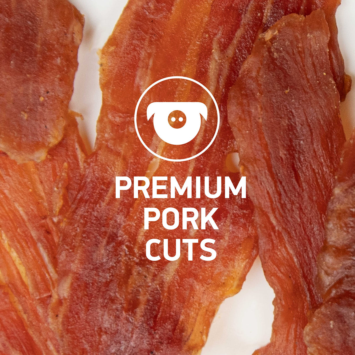 Krave Sweet Grilled Teriyaki Pork Cuts, Case of 8, 2.5 Oz Packs