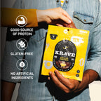 Krave Sweet Grilled Teriyaki Pork Cuts, Case of 8, 2.5 Oz Packs