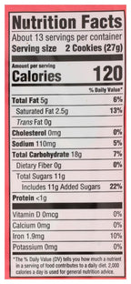 Newman's Own Organic Chocolate Sandwich Cookies, 13 Ounce Packages, Case of 8