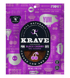 Krave Black Cherry Barbecue Pork Cuts, Case of 8, 2.5 Ounce Bags