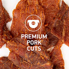 Krave Black Cherry Barbecue Pork Cuts, Case of 8, 2.5 Ounce Bags
