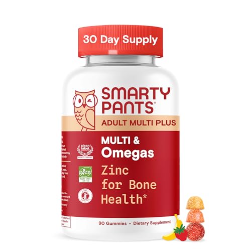 SmartyPants Adult Multi and Omega Gummy Vitamins, 90 Count