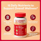 SmartyPants Adult Multi and Omega Gummy Vitamins, 90 Count