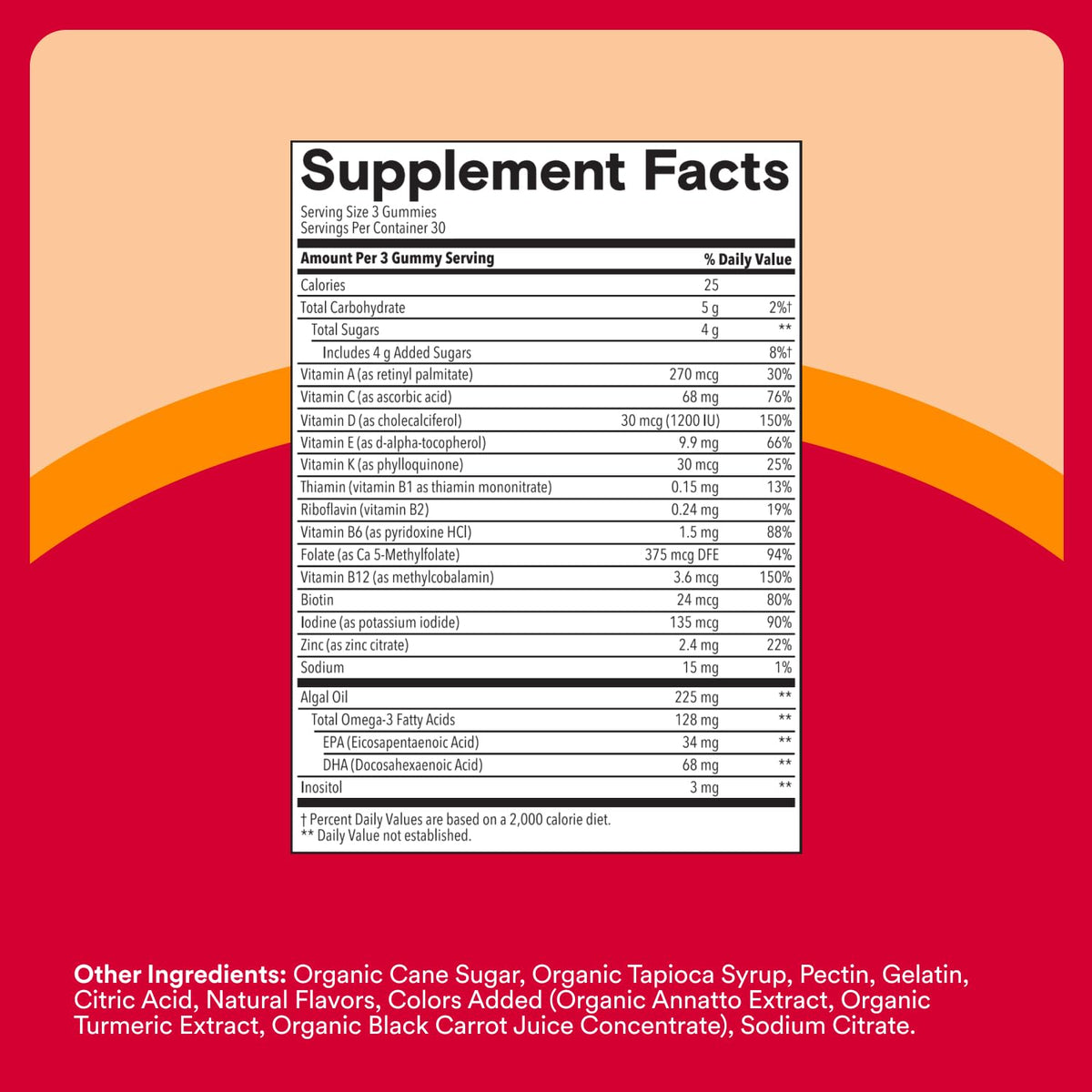 SmartyPants Adult Multi and Omega Gummy Vitamins, 90 Count