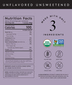 Truvani Organic Unflavored Plant Protein Powder, 19.75 Ounce Container