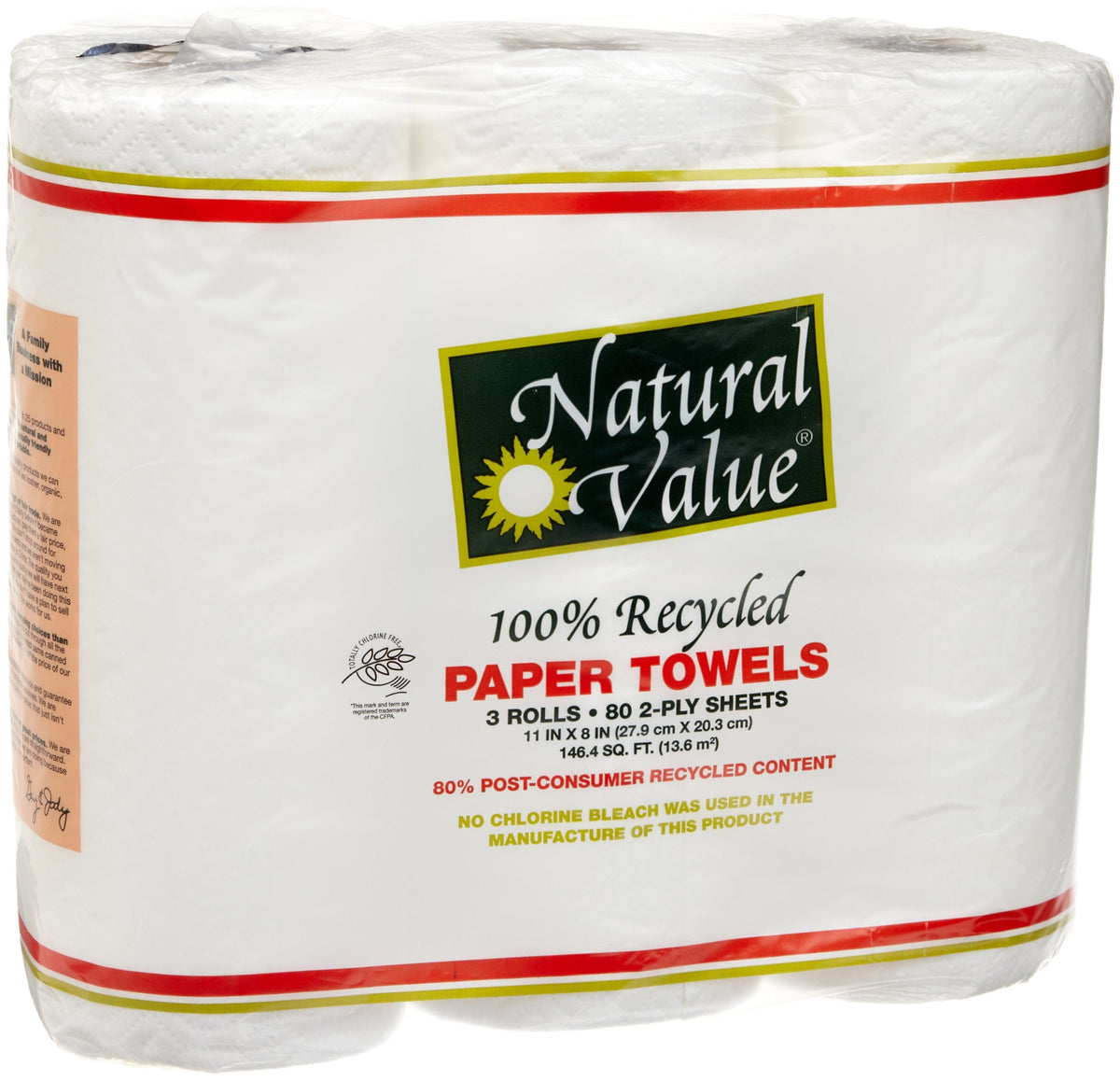 Natural Value Lunch Napkins, Case of 27, 150 Count