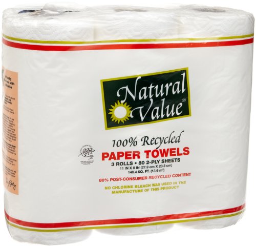Natural Value Lunch Napkins, Case of 27, 150 Count