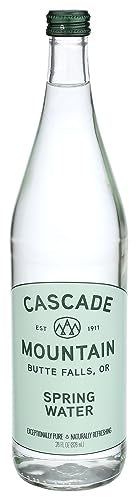 Cascade Mountain Still Spring Water, Case of 12, 28 Fluid Ounce Bottles
