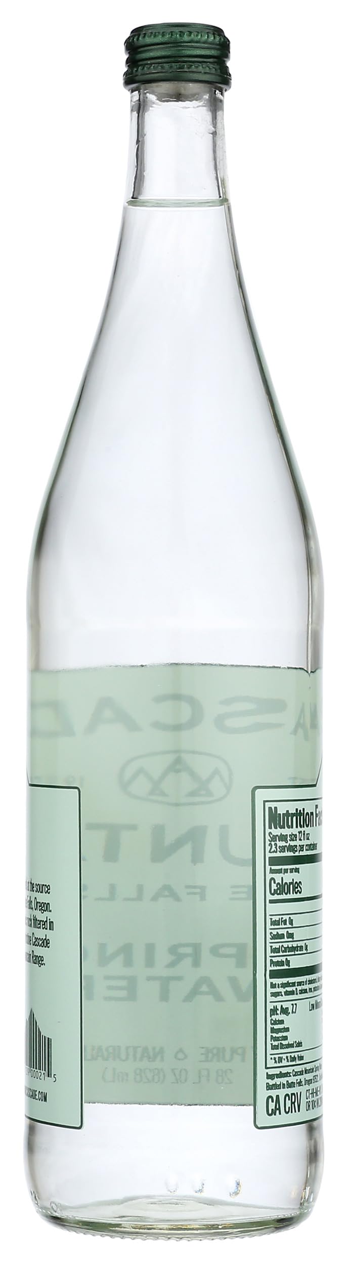 Cascade Mountain Still Spring Water, Case of 12, 28 Fluid Ounce Bottles