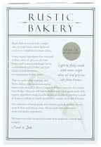 Rustic Bakery Organic Olive Oil And Sel Gris Sourdough Flatbread Bites Crackers, Case of 12, 4 Ounce Boxes