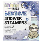 Aura Cacia Kids Bedtime Shower Steamers, 3 Ounce Pack