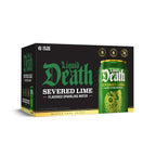 Liquid Death Severed Lime Sparkling Water, Case of 4, 6 Cans, 12 fl oz Each