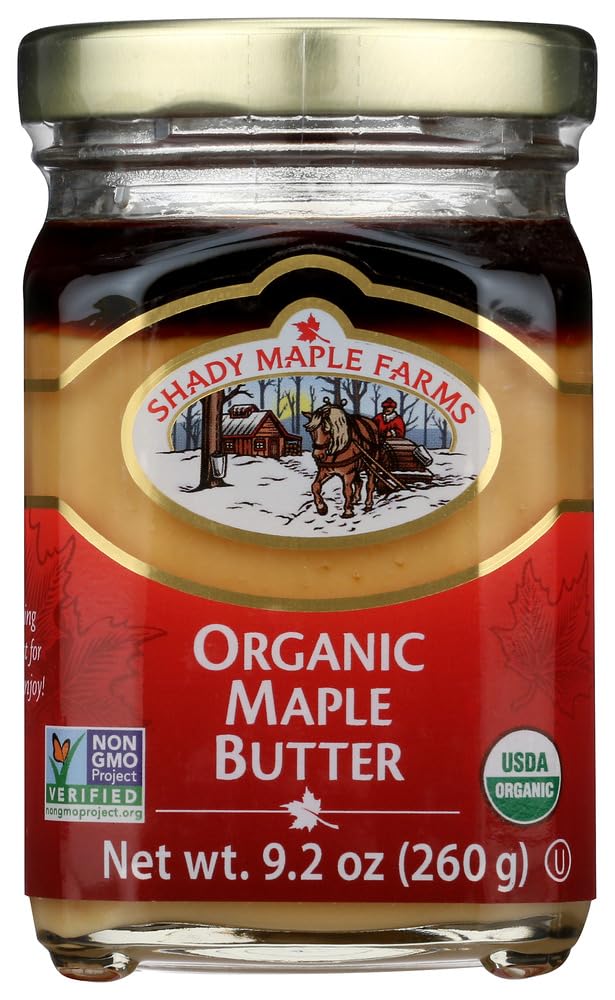 Shady Maple Farms Organic Maple Butter, Case of 12, 9.2 oz