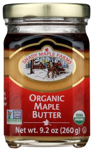 Shady Maple Farms Organic Maple Butter, Case of 12, 9.2 oz