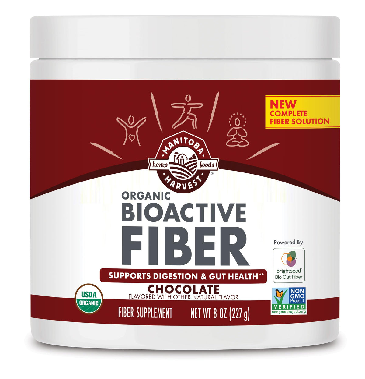 Manitoba Harvest Organic Bioactive Fiber Powder, 8 Ounce