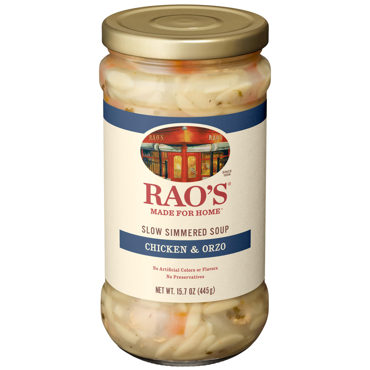 Rao's Chicken Orzo Soup, Case of 6, 15.7 Ounces Each