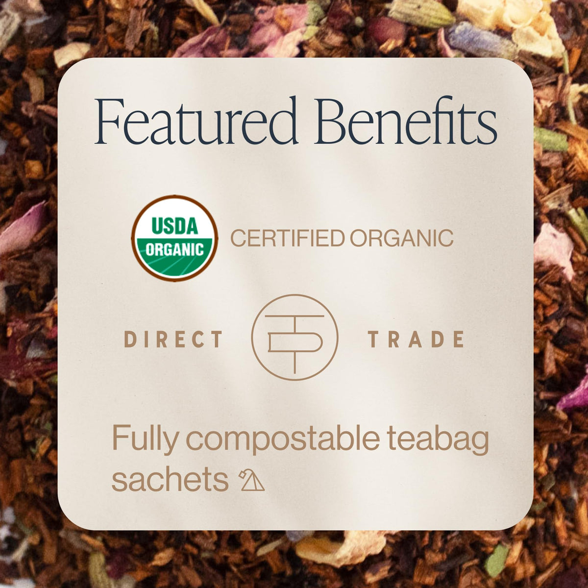 Rishi Organic Bergamot Rose Tea Bags, Case of 6, 15 Count Boxes
