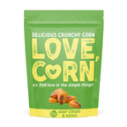 Love Corn Sour Cream and Onion Crunchy Corn, Case of 6, 4 Ounce