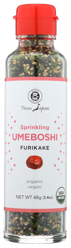 Muso From Japan Organic Umeboshi Furikake Sprinkle, Case of 6, 2.4 Ounce Packs