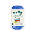 Welly Quick Fix First Aid Kit, Assorted Bandages And Ointments, 24 Count