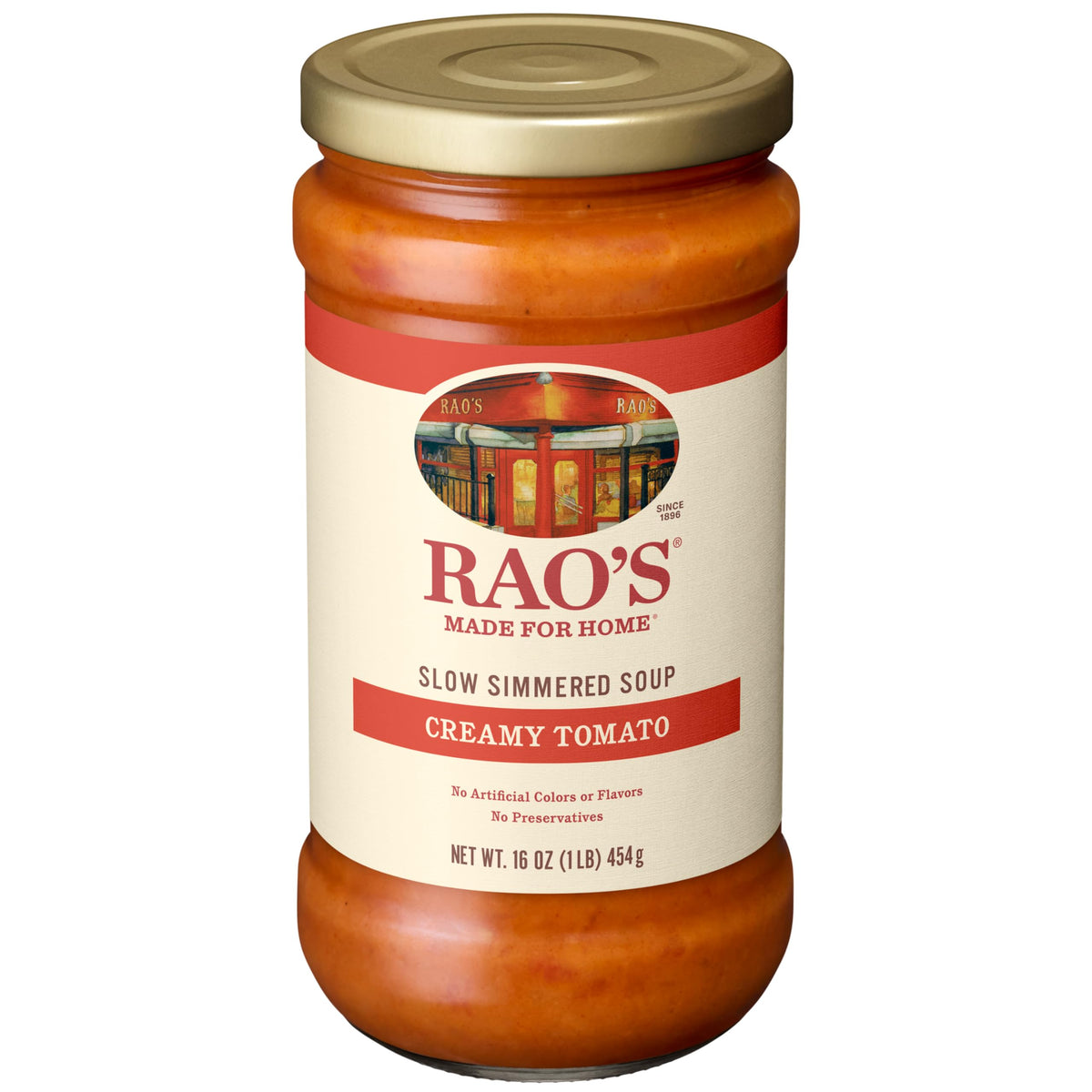 Rao's Made For Home Creamy Tomato Soup, Case of 6, 16 Ounces Each