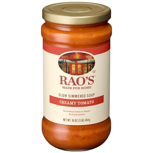 Rao's Made For Home Creamy Tomato Soup, Case of 6, 16 Ounces Each