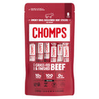Chomps Smoky BBQ Beef Jerky Snack Sticks, Case of 8, 9.2 Ounce