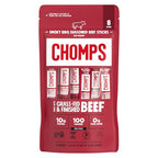 Chomps Smoky BBQ Beef Jerky Snack Sticks, Case of 8, 9.2 Ounce