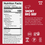 Chomps Smoky BBQ Beef Jerky Snack Sticks, Case of 8, 9.2 Ounce