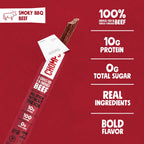 Chomps Smoky BBQ Beef Jerky Snack Sticks, Case of 8, 9.2 Ounce