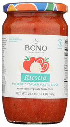 Bono Ricotta Sauce, Case of 6, 24 oz