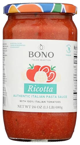 Bono Ricotta Sauce, Case of 6, 24 oz