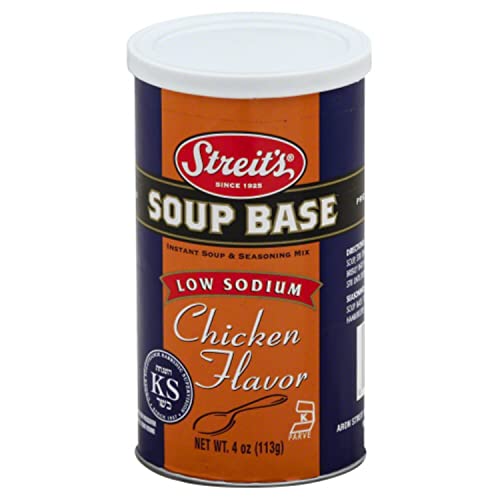 Streit's Low Sodium Chicken Soup Base, Case of 6, 4 oz