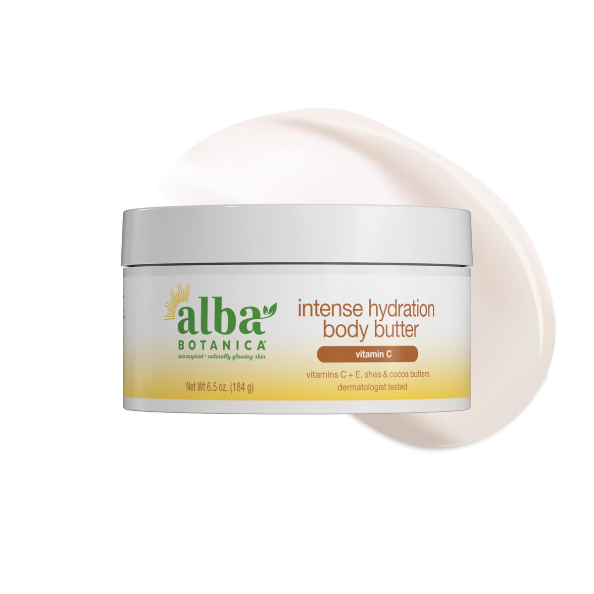 Alba Botanica Hydrating Whipped Body Cream, 6.5 Ounces