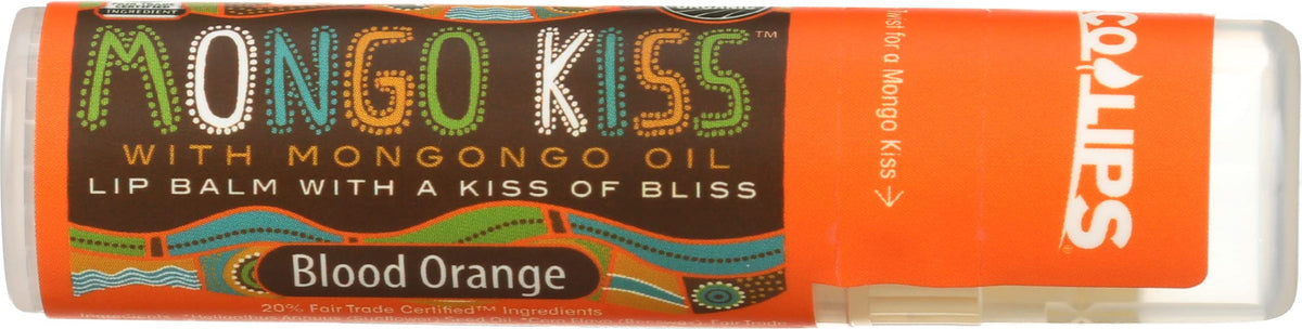 Eco Lips Mongo Kiss Organic Blood Orange Lip Balm, Case of 15, 0.25 Ounces