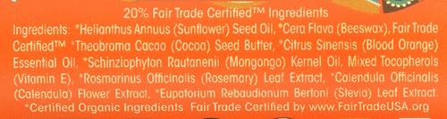 Eco Lips Mongo Kiss Organic Blood Orange Lip Balm, Case of 15, 0.25 Ounces