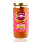 Heavenly Organics Organic Acacia Raw Honey, Case of 6, 22 Ounces