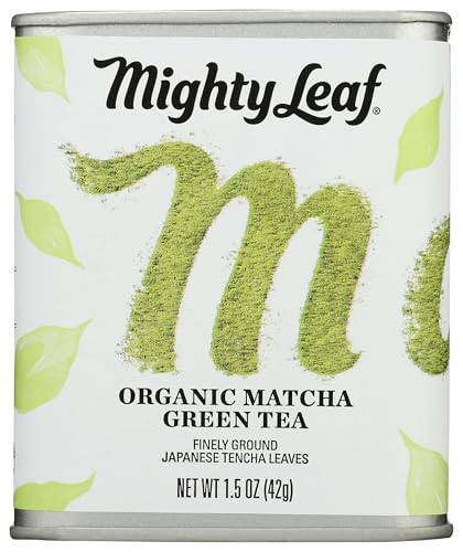 Mighty Leaf Tea Organic Matcha Green Tea Powder, Case of 6, 1.5 Ounces