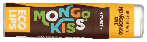 Eco Lips Mongo Kiss Organic Vanilla Lip Balm Display Case of 15, 0.25 Ounce