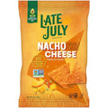 Late July Organic Nacho Cheese Tortilla Chips, 6 Ounce, Case of 12