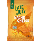 Late July Organic Nacho Cheese Tortilla Chips, 6 Ounce, Case of 12